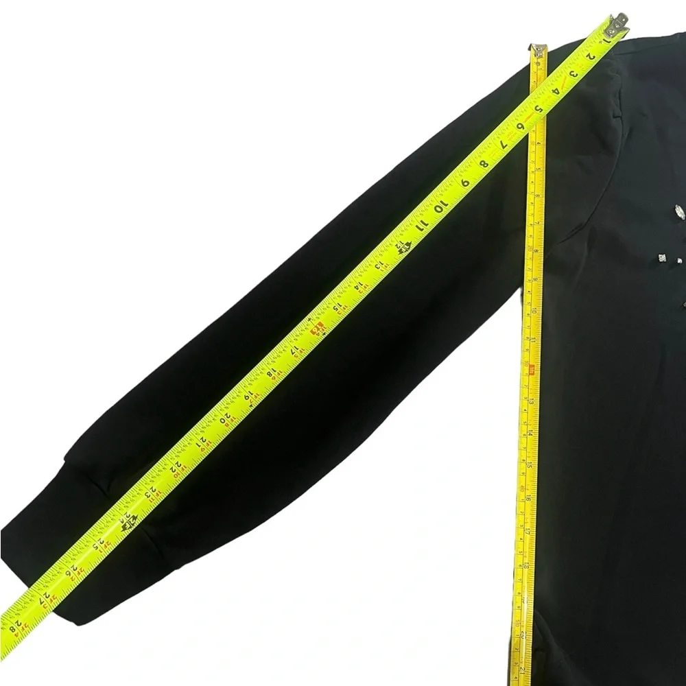 Loft Black Cheers Sweatshirt Long Sleeves Crew neck  Size M - Picture 12 of 12